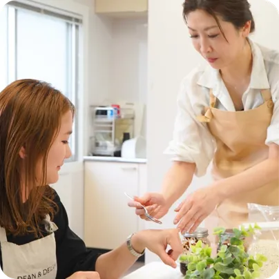 食べたいものを我慢するのではなく
おいしく食べながら整えることを
提案しています